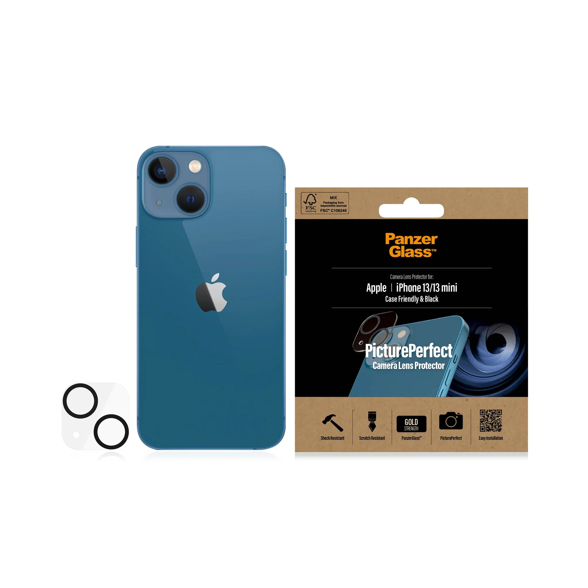 PanzerGlass® PicturePerfect Camera Lens Protector iPhone 13 | Mini - Image 3