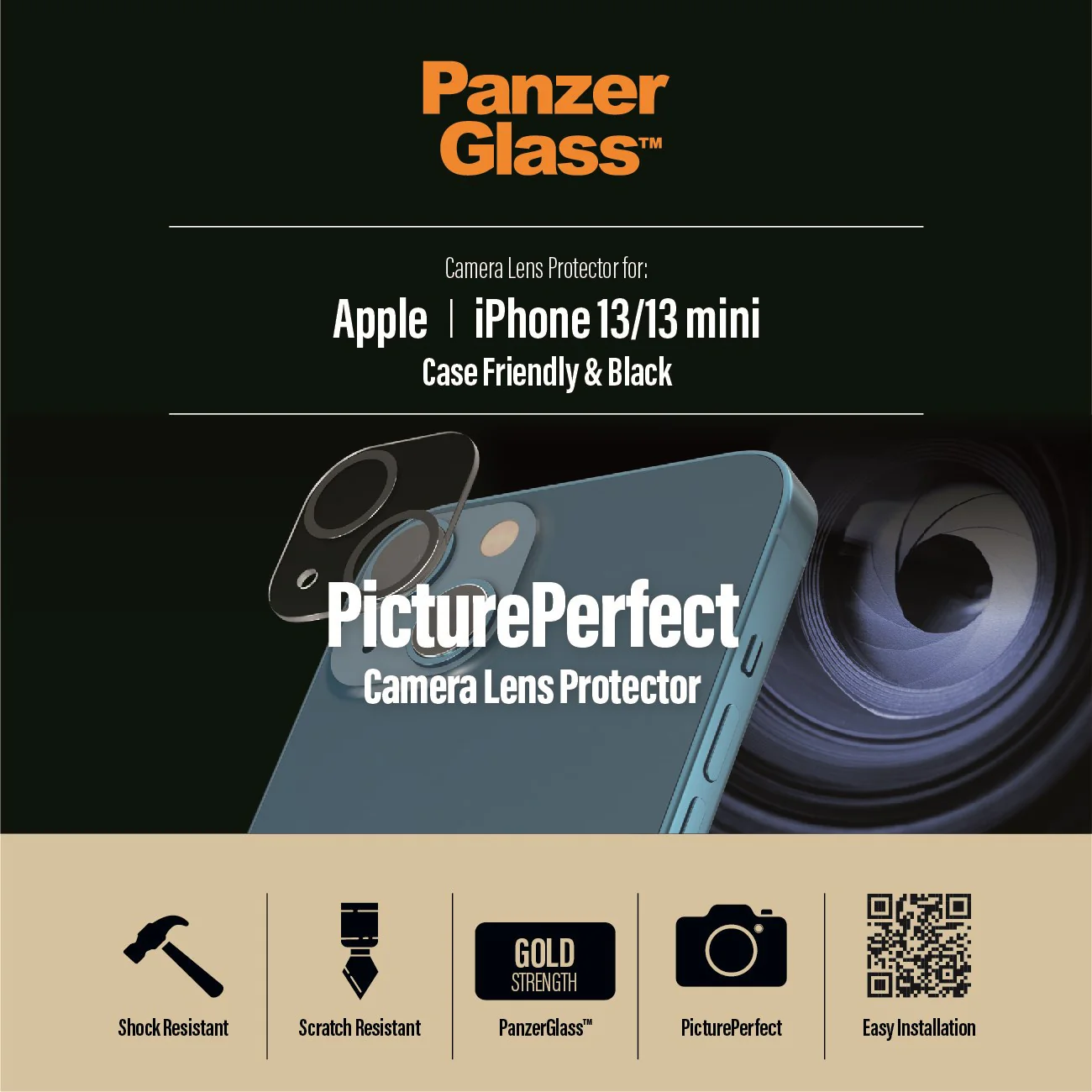PanzerGlass® PicturePerfect Camera Lens Protector iPhone 13 | Mini - Image 9