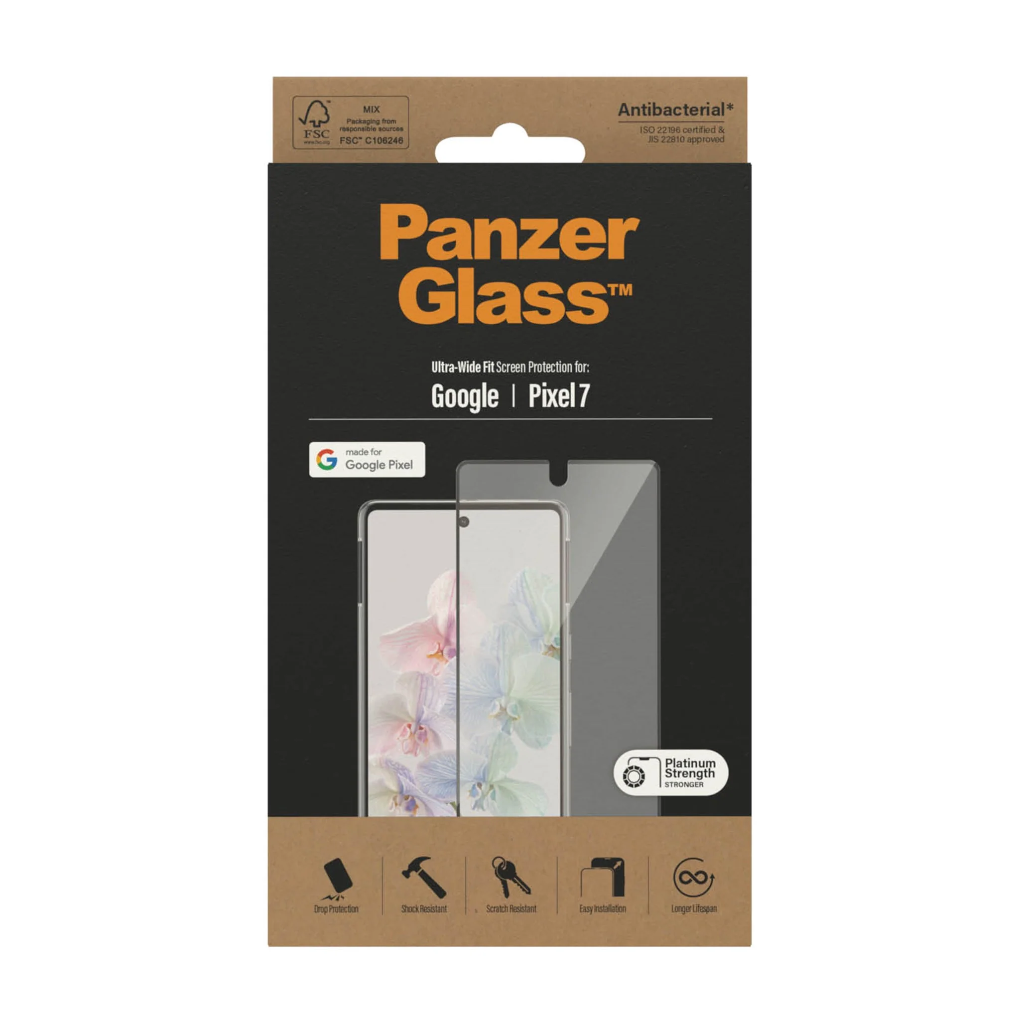 PanzerGlass® Screen Protector Google Pixel 7 | Ultra-Wide Fit - Image 3