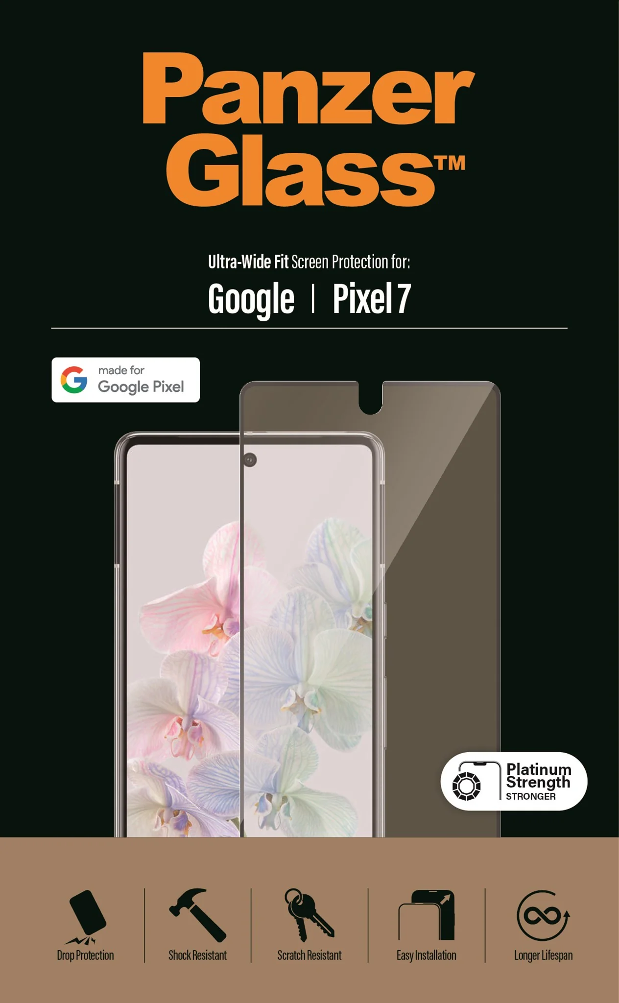 PanzerGlass® Screen Protector Google Pixel 7 | Ultra-Wide Fit - Image 4