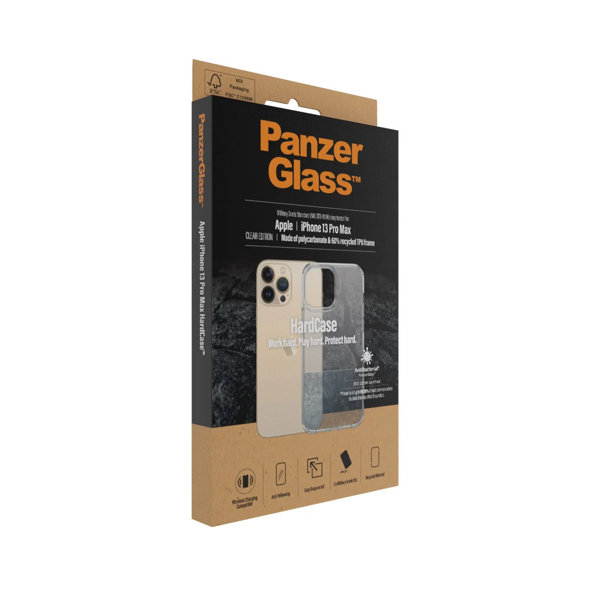 PanzerGlass® HardCase iPhone 13 Pro Max | Clear - Image 4