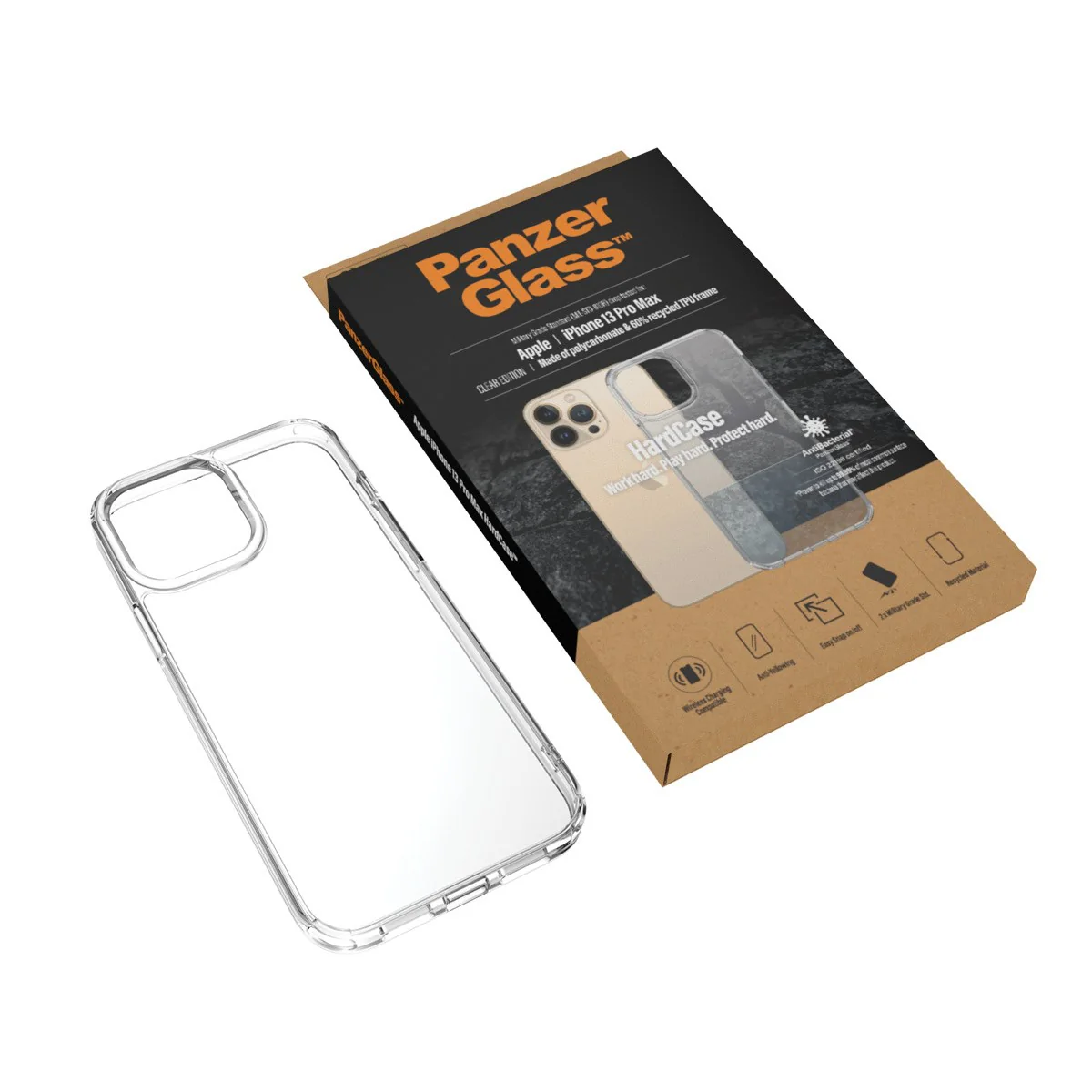 PanzerGlass® HardCase iPhone 13 Pro Max | Clear - Image 5