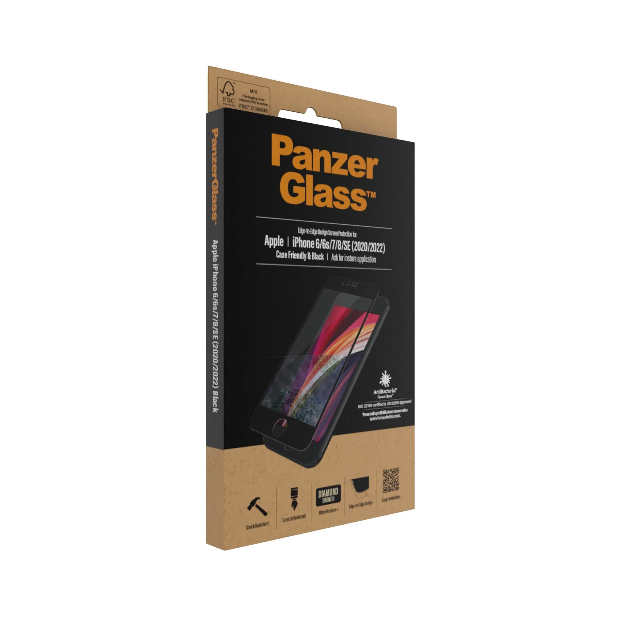 PanzerGlass® Screen Protector iPhone 8 | 7 | 6s | 6 | SE (2020/2022) | Edge-to-Edge - Image 4