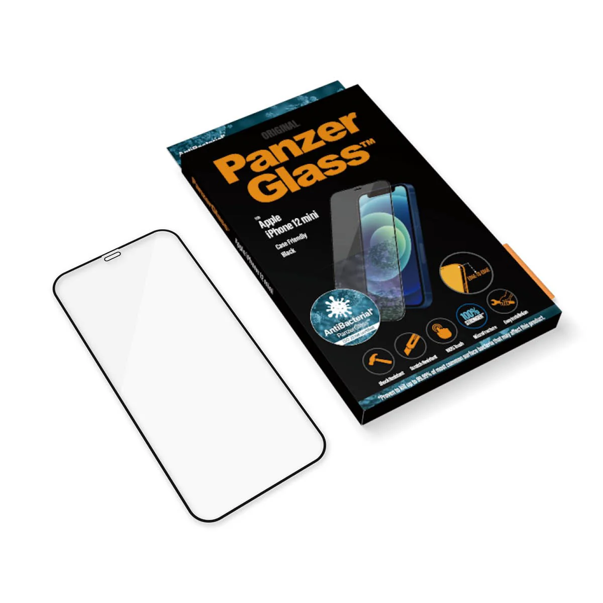 PanzerGlass® Screen Protector iPhone 12 Mini | Edge-to-Edge - Image 5