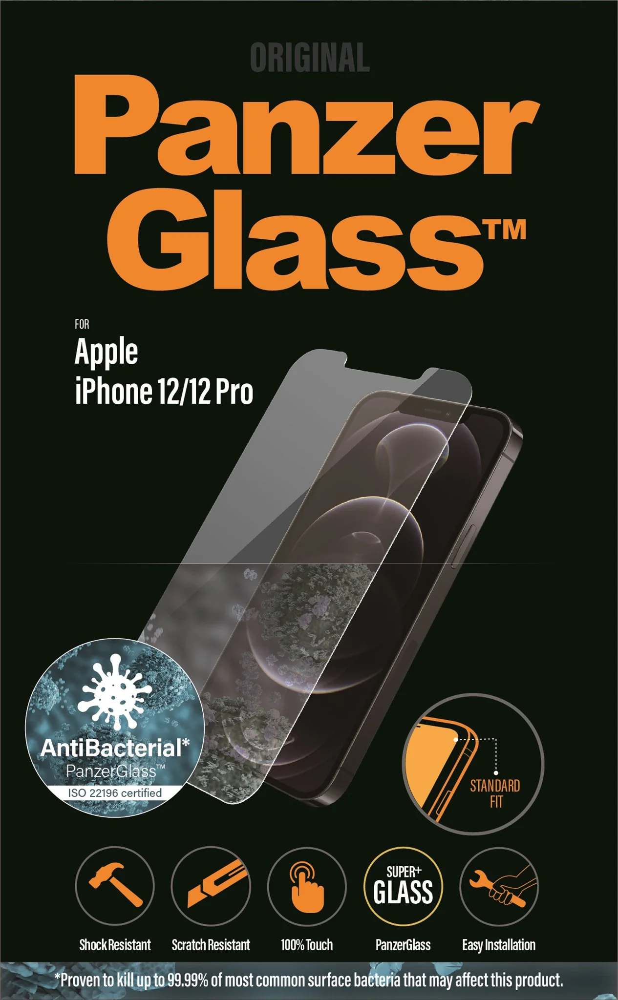 PanzerGlass® Screen Protector iPhone 12 | 12 Pro | Standard Fit - Image 8