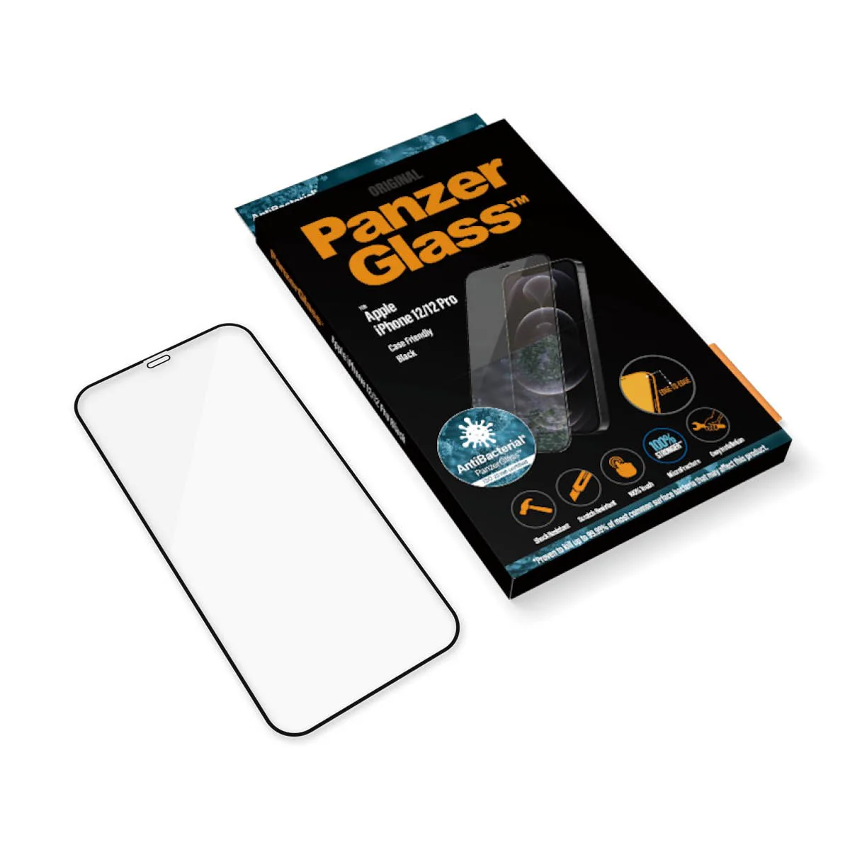 PanzerGlass® Screen Protector iPhone 12 | 12 Pro | Edge-to-Edge - Image 5