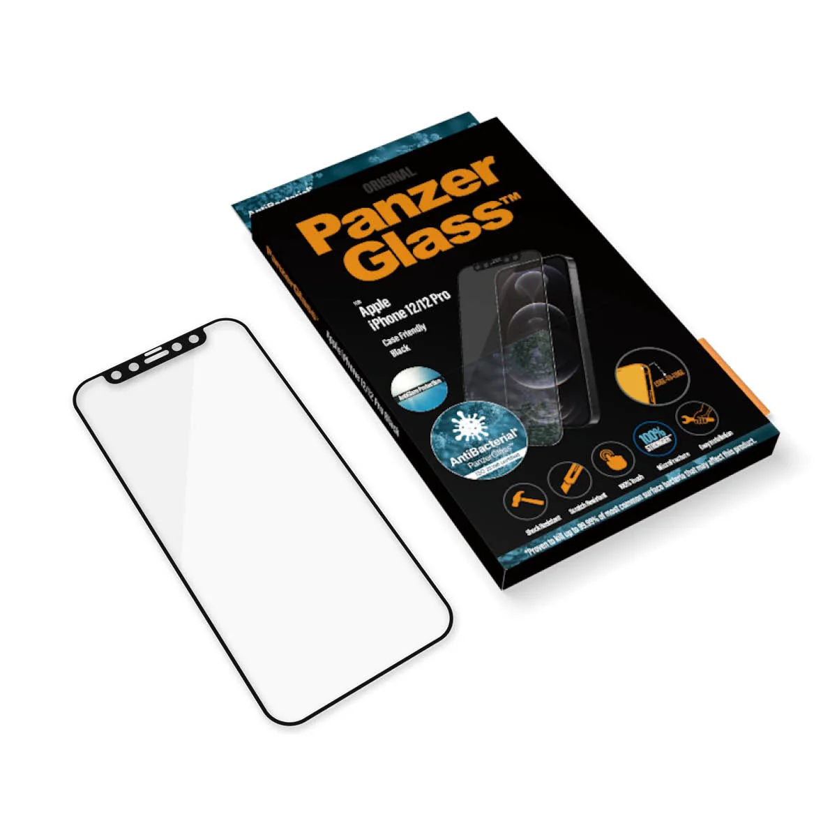 PanzerGlass® Anti-glare Screen Protector iPhone 12 | 12 Pro | Edge-to-Edge - Image 5