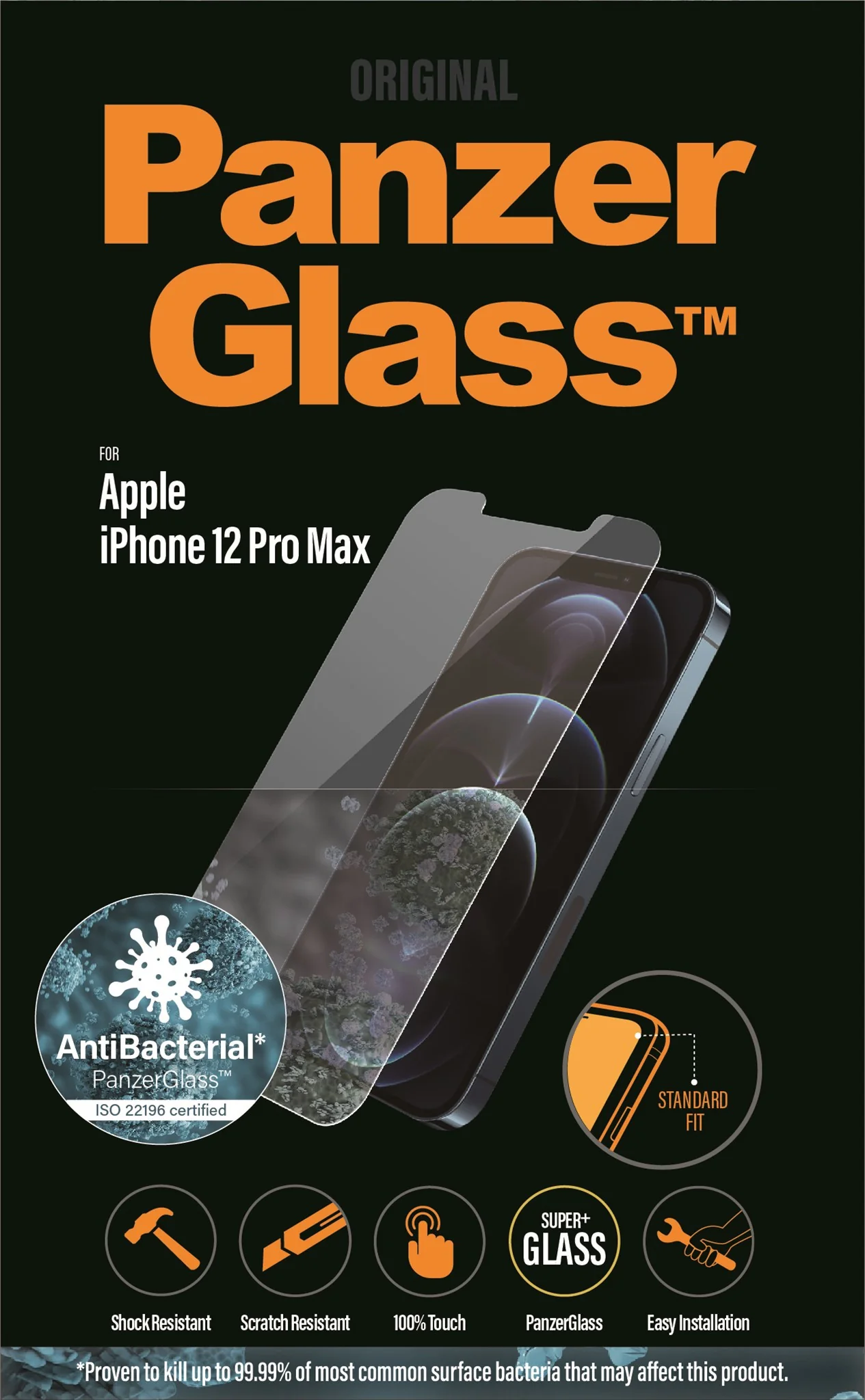 PanzerGlass® Screen Protector iPhone 12 Pro Max | Standard Fit - Image 8