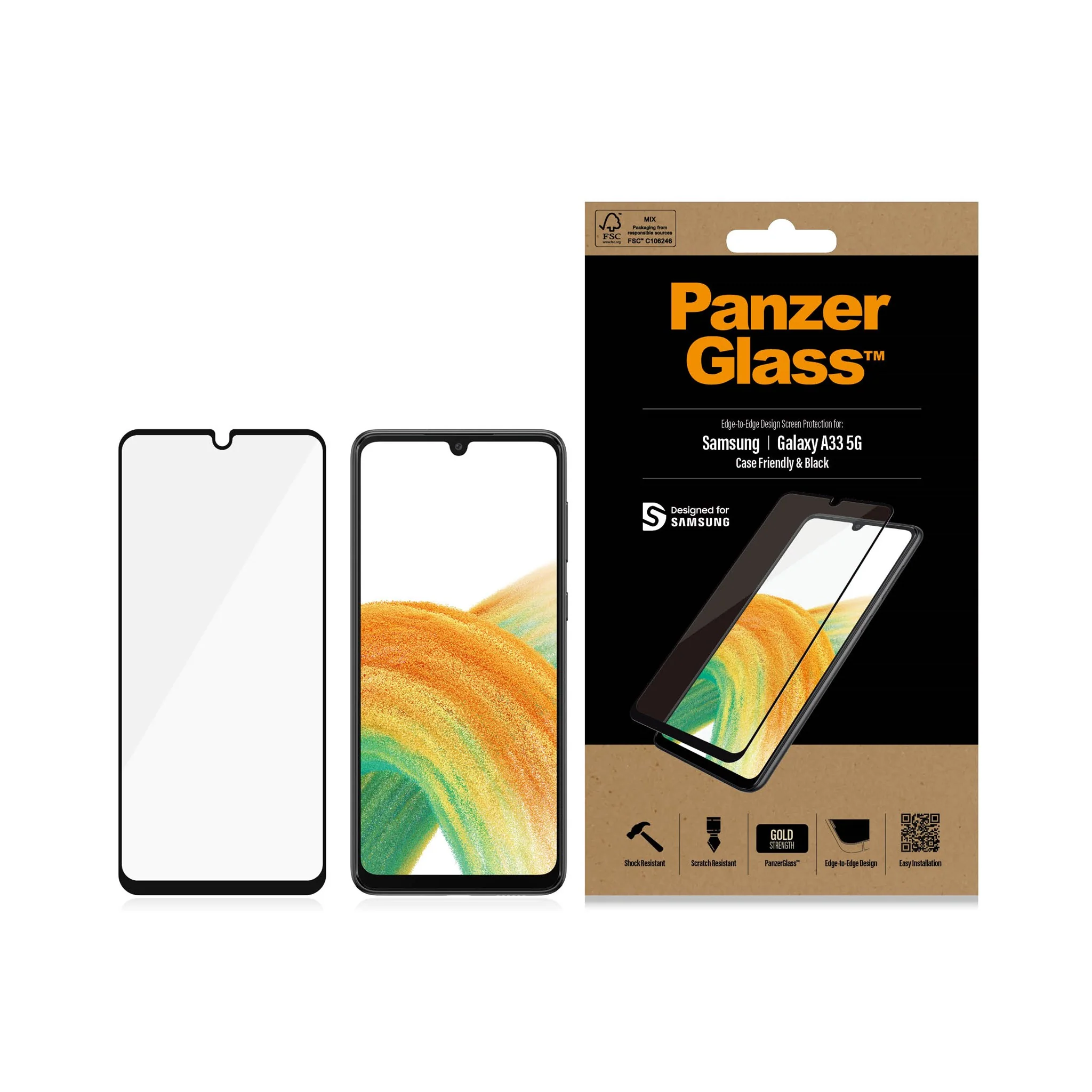 PanzerGlass® Screen Protector Samsung Galaxy A33 5G - Image 3