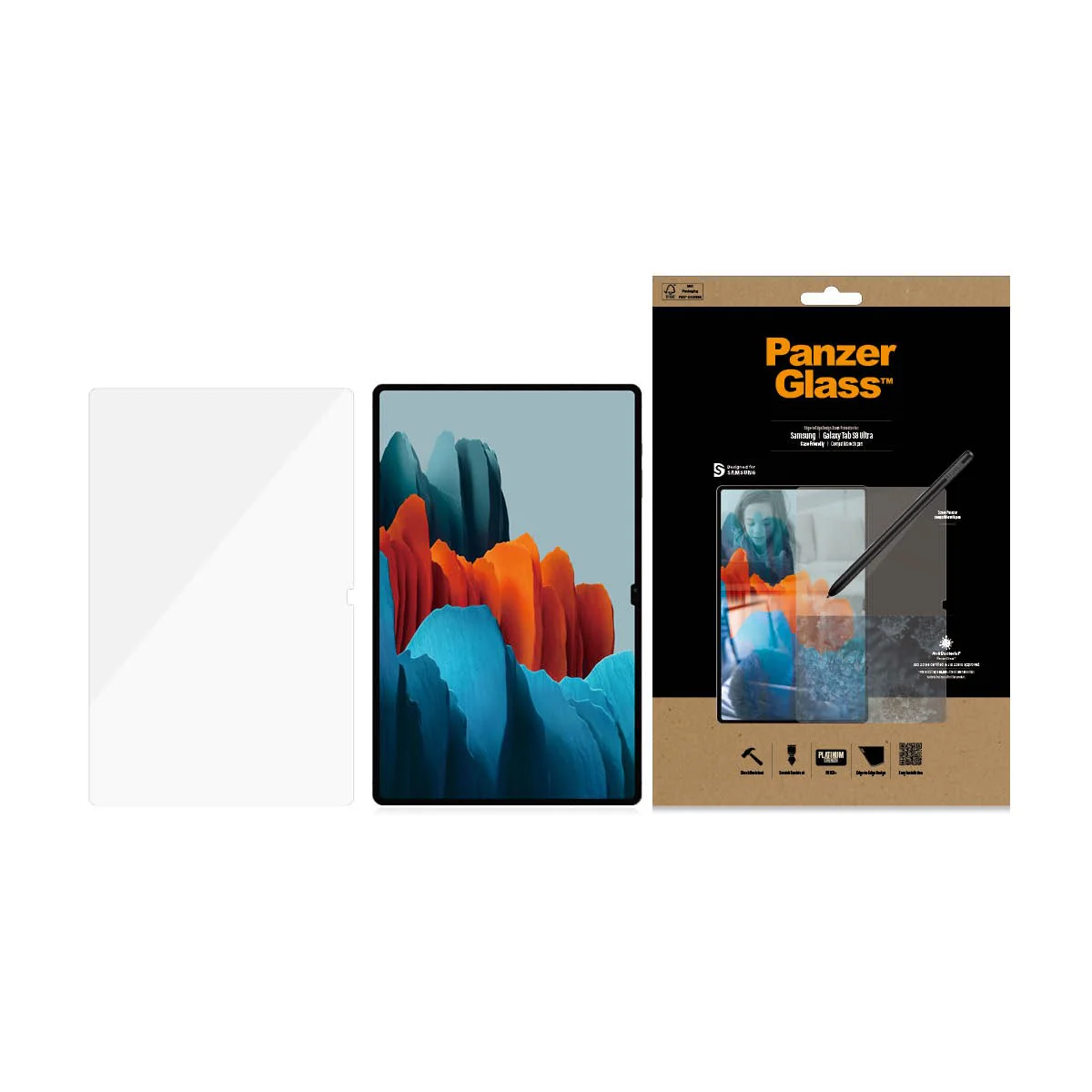 PanzerGlass® Screen Protector Samsung Galaxy Tab S8 Ultra | S9 Ultra | Ultra-Wide Fit - Image 11