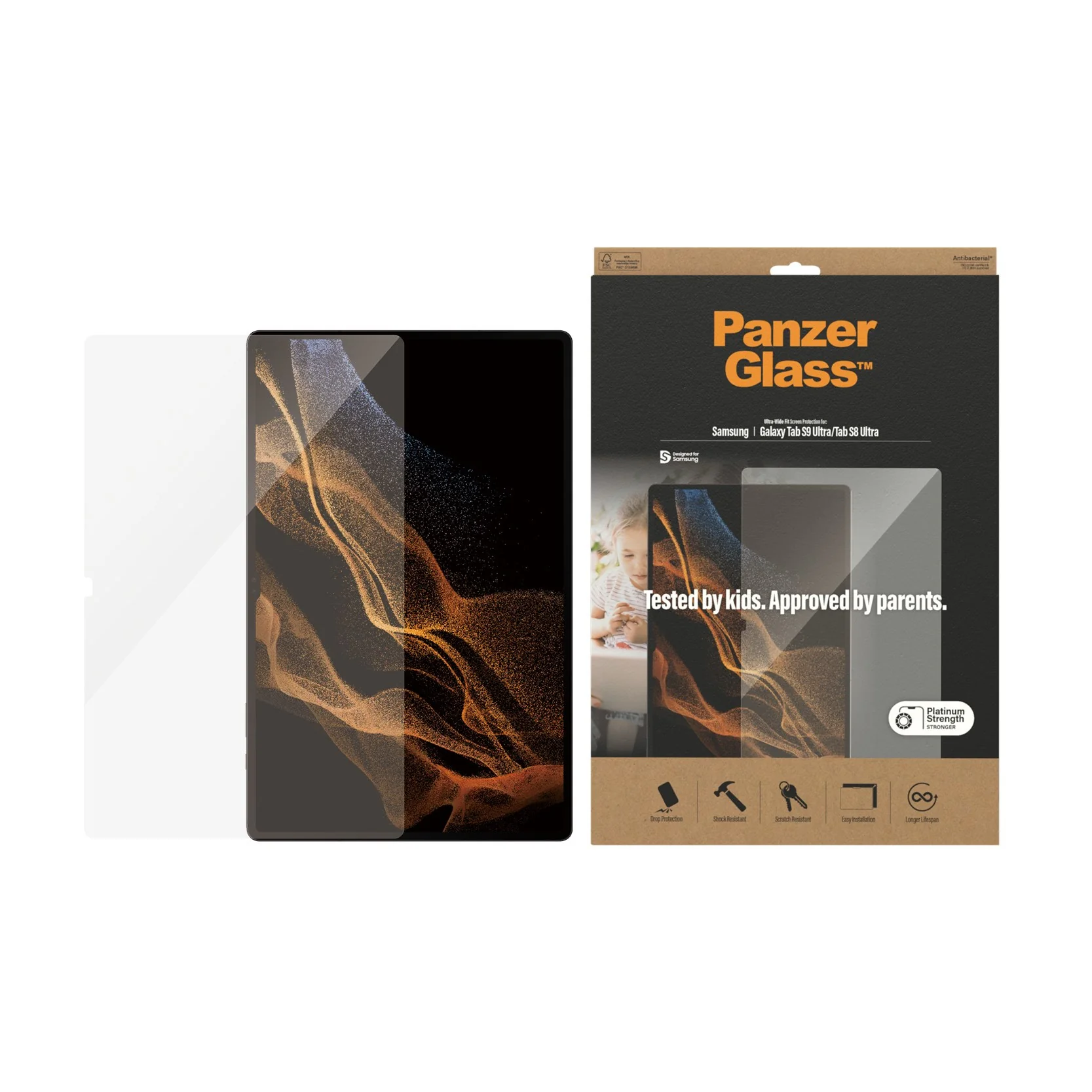 PanzerGlass® Screen Protector Samsung Galaxy Tab S8 Ultra | S9 Ultra | Ultra-Wide Fit - Image 3