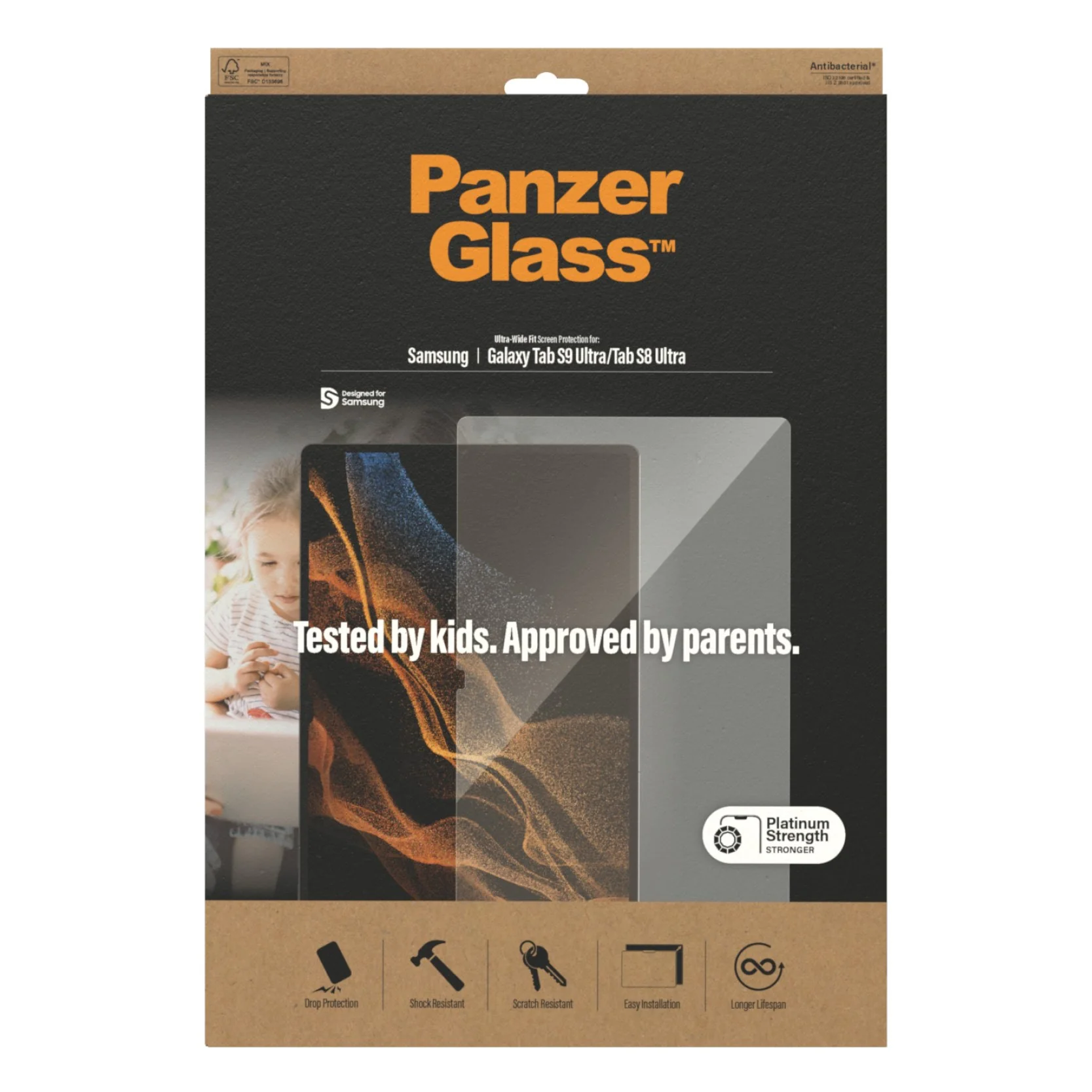 PanzerGlass® Screen Protector Samsung Galaxy Tab S8 Ultra | S9 Ultra | Ultra-Wide Fit - Image 5