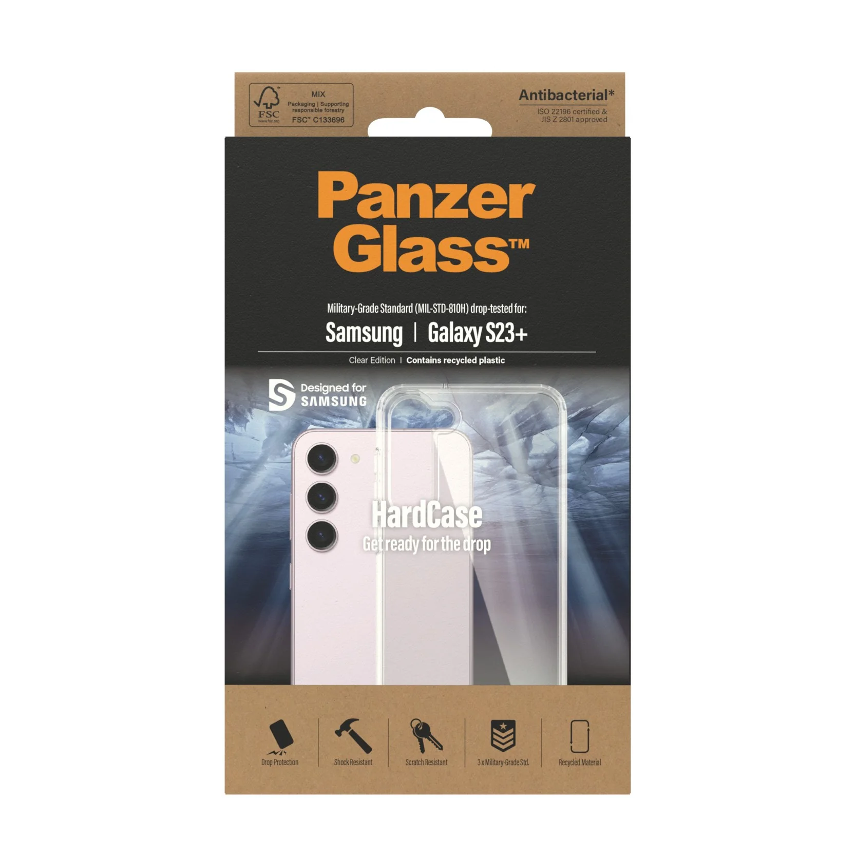 PanzerGlass® HardCase Transparent Samsung Galaxy S23+ - Image 3