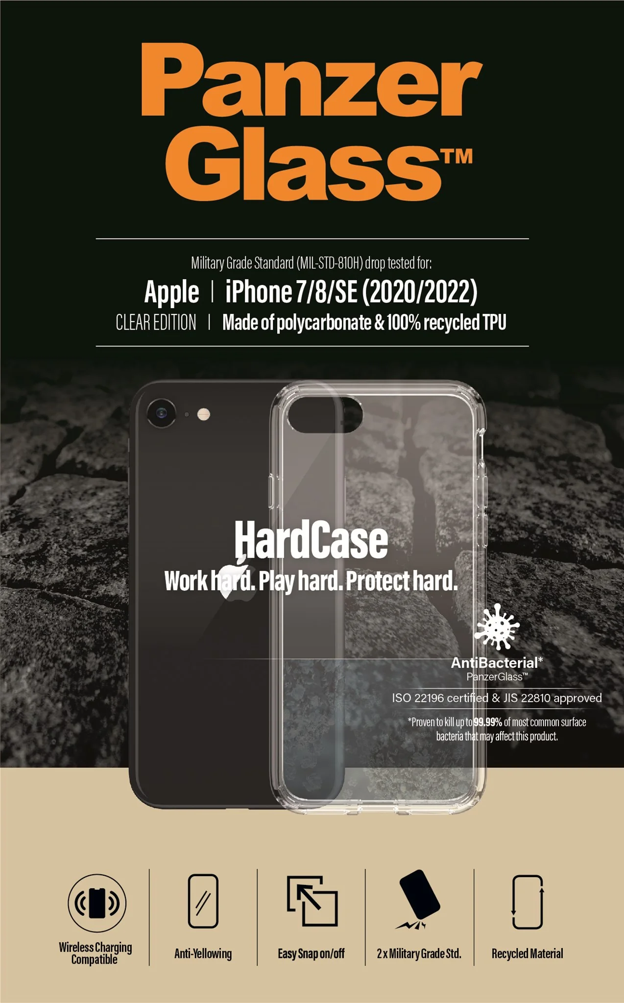 PanzerGlass® HardCase iPhone SE (2020/2022) | 7 | 8 - Image 9