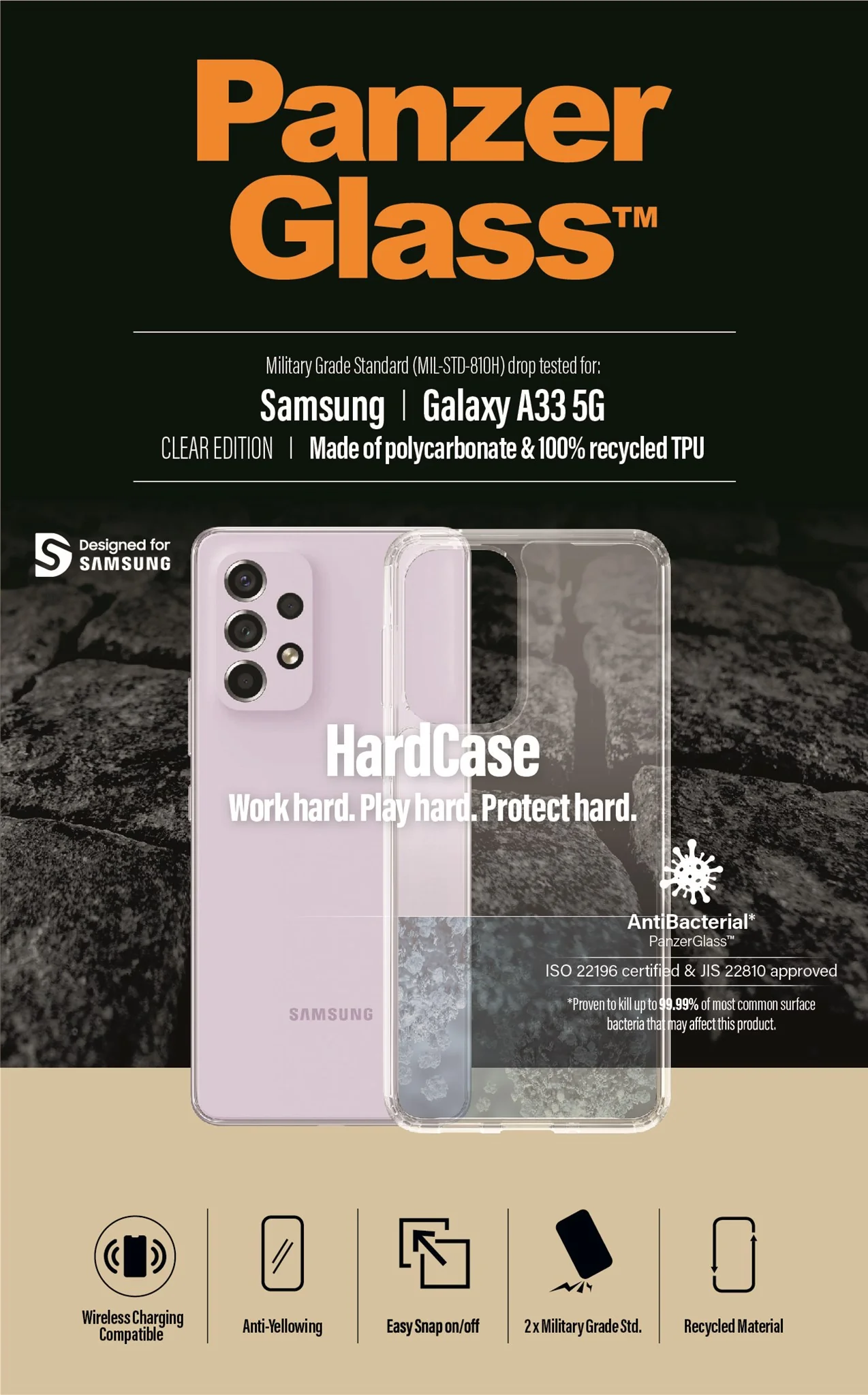 PanzerGlass® HardCase Samsung Galaxy A33 5G - Image 9