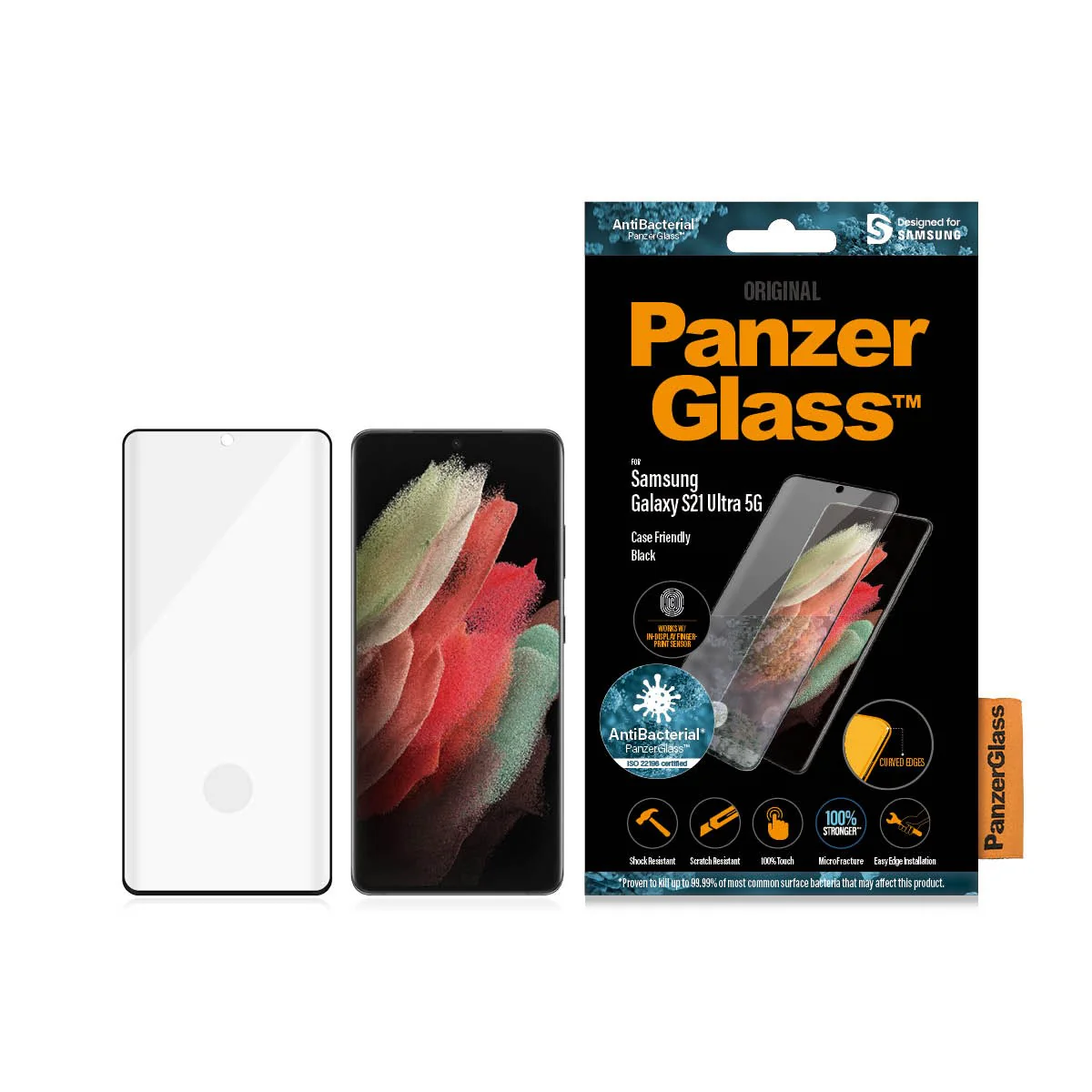 PanzerGlass® Screen Protector Samsung Galaxy S21 Ultra 5G - Image 3