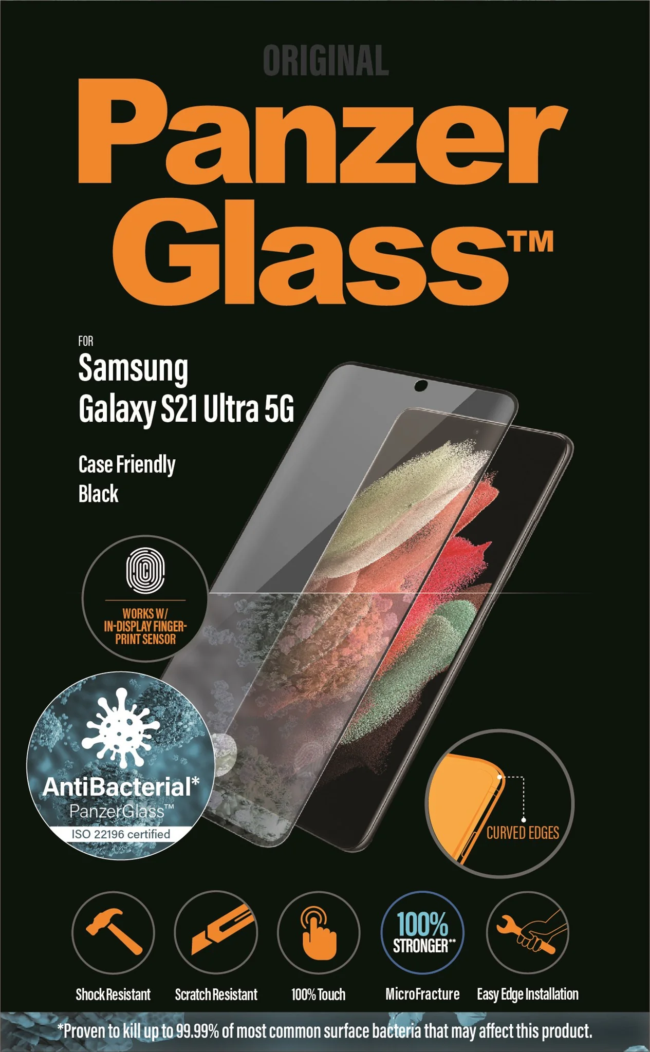 PanzerGlass® Screen Protector Samsung Galaxy S21 Ultra 5G - Image 8