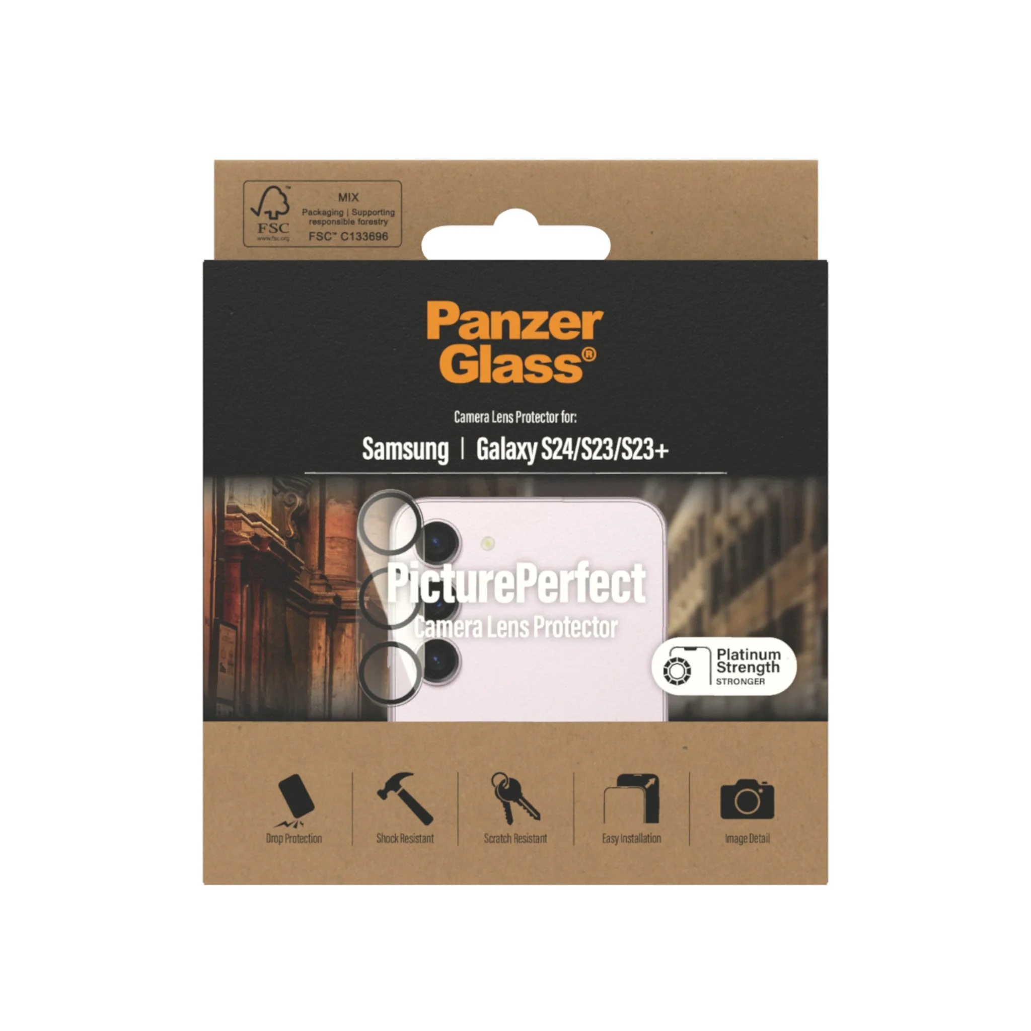 PanzerGlass® PicturePerfect Camera Lens Protector Samsung Galaxy S23 | S23+ - Image 3