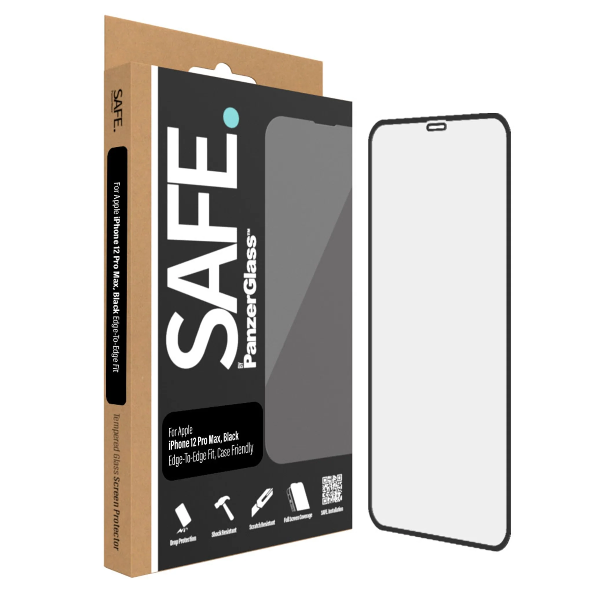 SAFE. by PanzerGlass® Screen Protector iPhone 12 Pro Max | Edge-to-Edge - Image 3