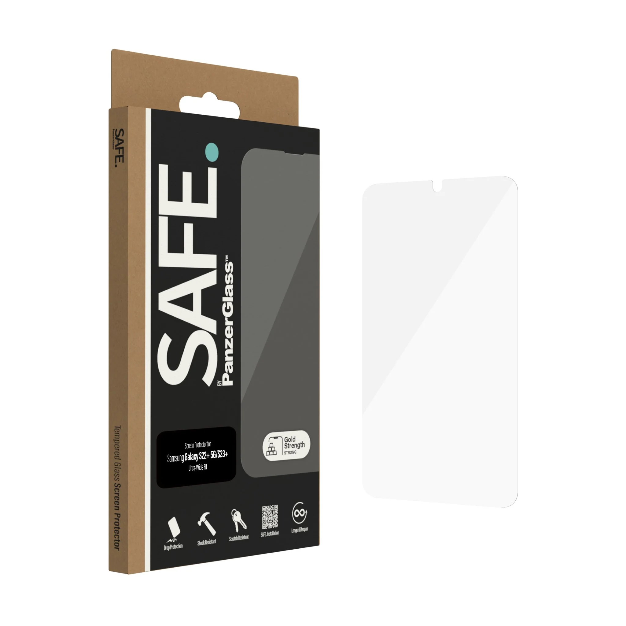 SAFE. by PanzerGlass® Screen Protector Samsung Galaxy S22+ 5G | S23+ | Ultra-Wide Fit - Image 3